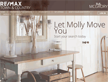Tablet Screenshot of mollymcgrory.com
